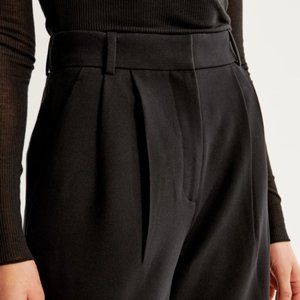 Abercrombie Sloane Tailored Pant Black 30 Tall/10 Long